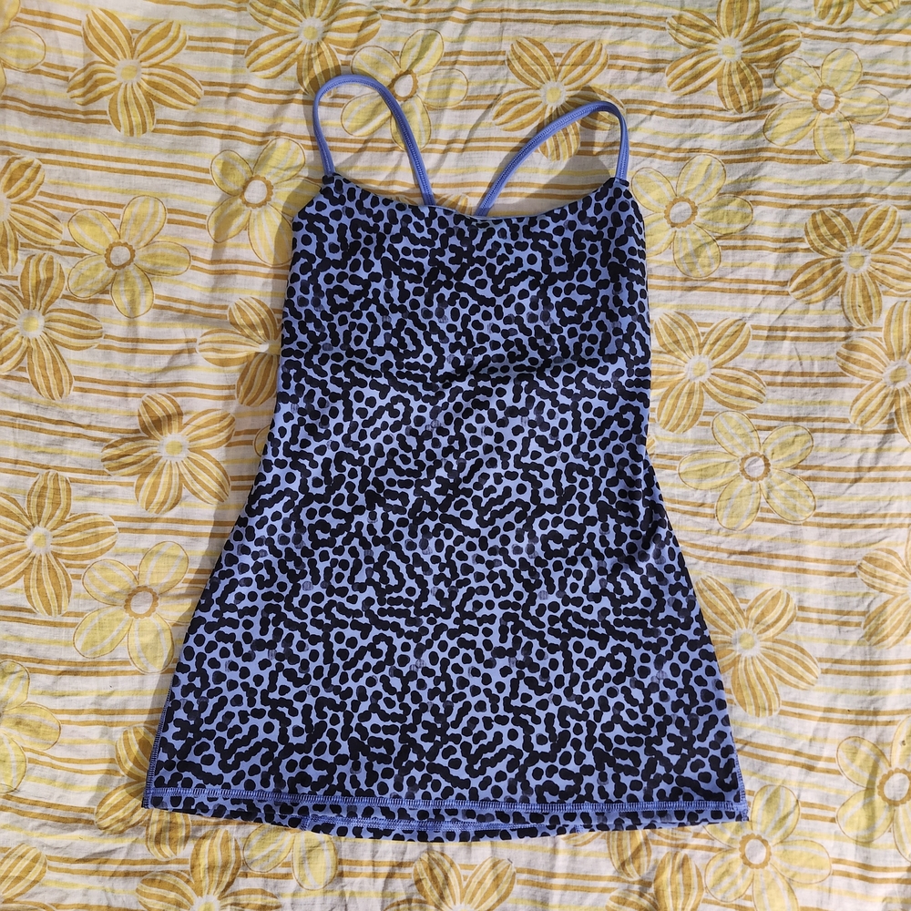 lululemon athletica Purple and Black Tank Top